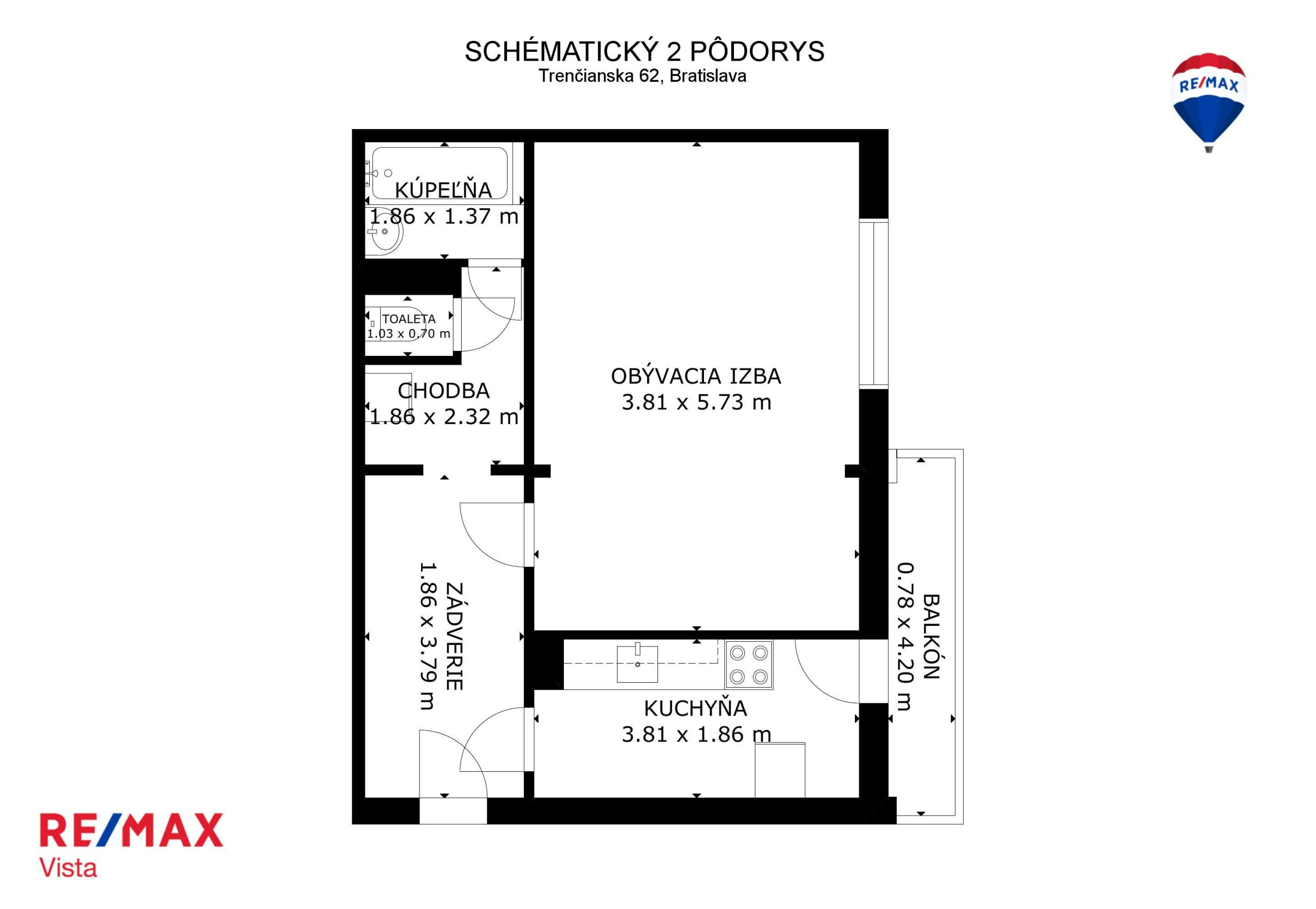 NA PREDAJ 1-izbový byt na Trenčianskej ulici