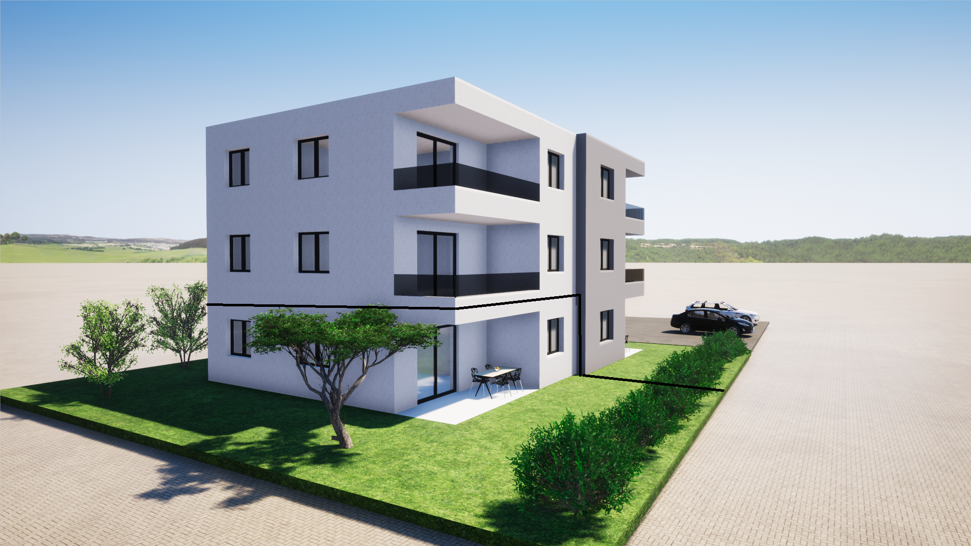 3-izbový / 2-spálňový apartmán v Brodarica, Šibenik - Okolie | 76,17m2