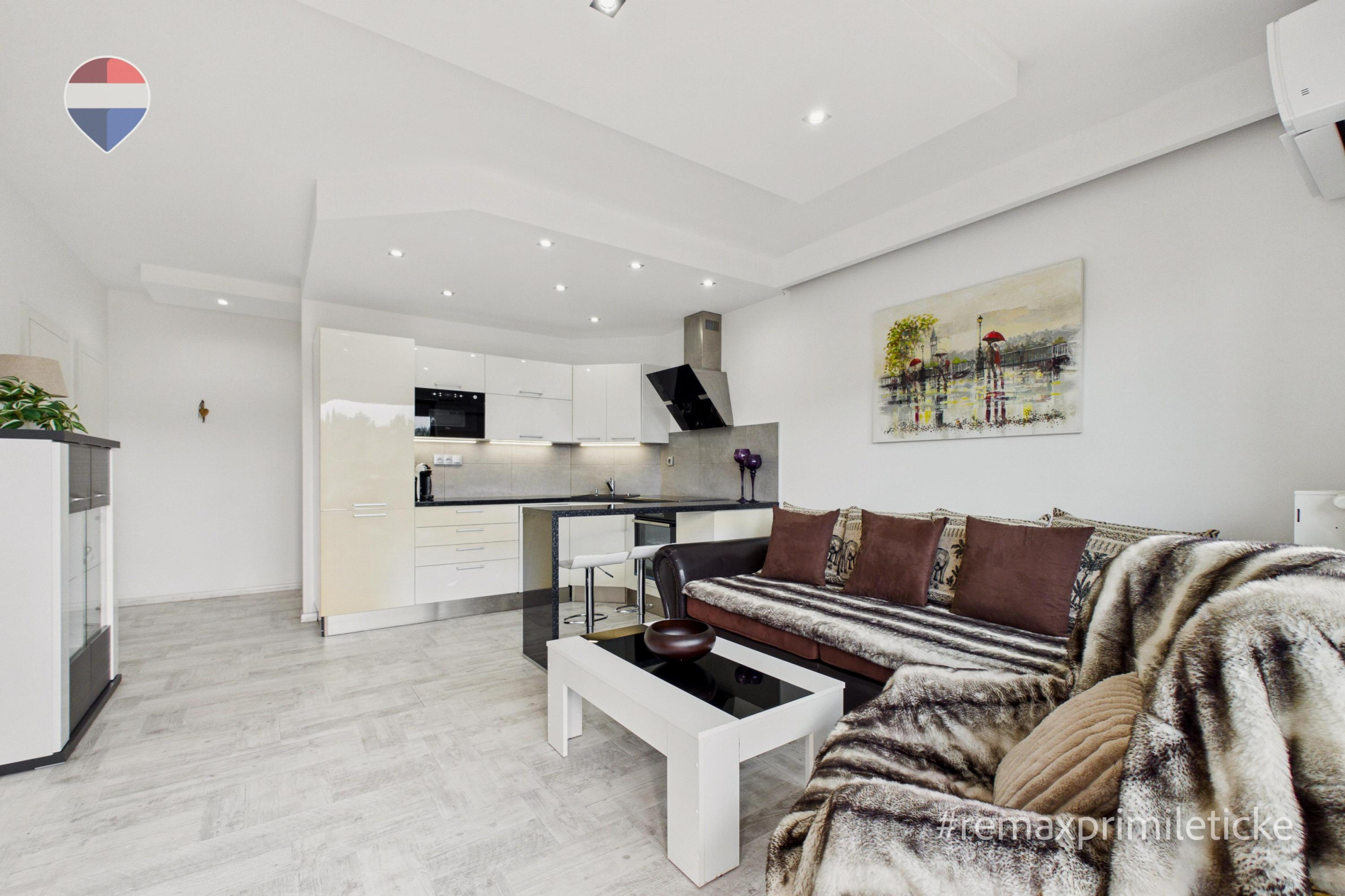 Priestranný 2-izbový byt, 46 m² s terasou a parkovaním