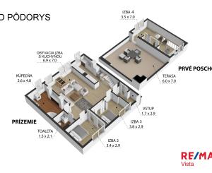 Na predaj veľkometrážny mezonet s terasou a garážou