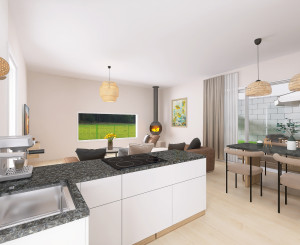 Moderný vidiecky dom v Topoľnici – bývanie i podnikanie v jednom!