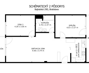 Na predaj 3i byt  Bratislava - Ružinov