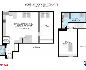 NA PREDAJ 3-izbový mezanín v Starom Meste pod hradom
