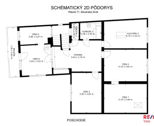 Rodinny dom s veľkým pozemkom v centre obce