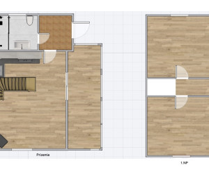PREDAJ: Chata celoroč. obyv.3-izb.,62m2,poz. 177m2,Súkromie,Zaskl.terasa,Bratislava/Vajnorské jazerá