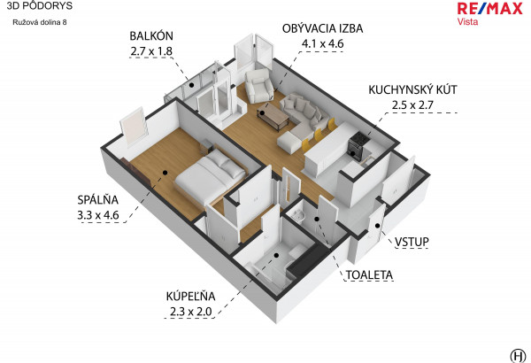 NA PREDAJ 2-izbový byt v exkluzívnej lokalite