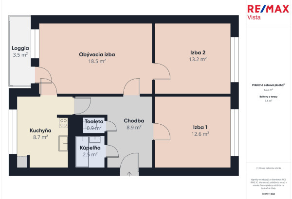 3-izb. byt - SKVELÁ DISPOZÍCIA - BA II - ČIERNOVODSKÁ UL.
