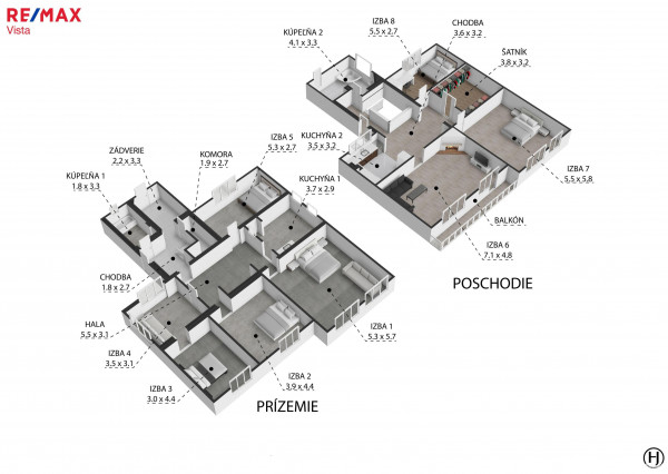 Predané - 8-izb dom v Smoleniciach – priestor, história a zámok za oknami
