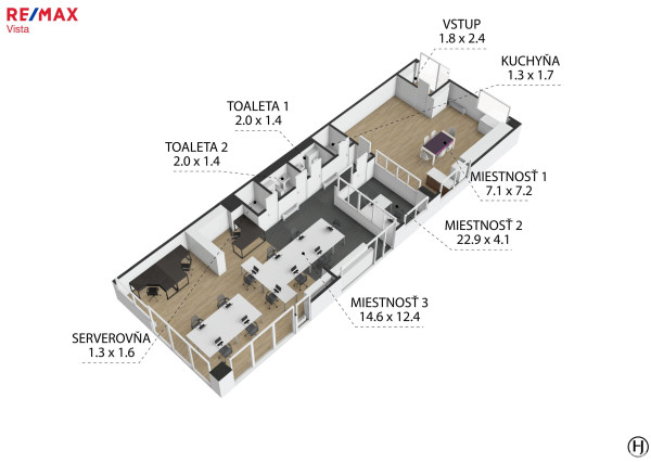 Na prenájom komerčné priestory