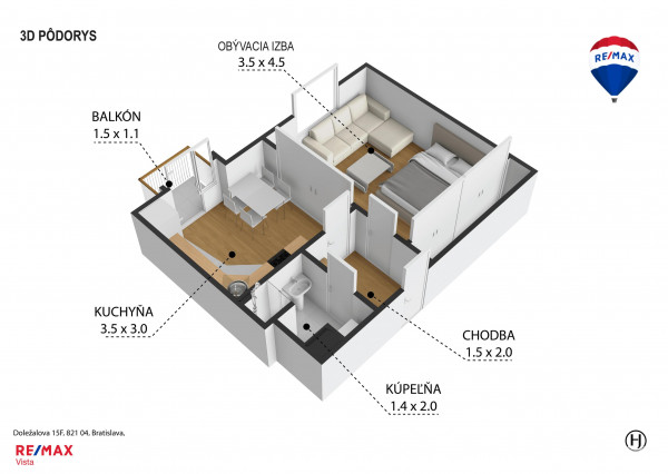 SKVELÉ BÝVANIE ALEBO INVESTÍCIA! - 1i byt - Doležalova ul.