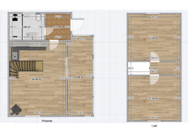 PREDAJ: Chata celoroč. obyv.3-izb.,62m2,poz. 177m2,Súkromie,Zaskl.terasa,Bratislava/Vajnorské jazerá