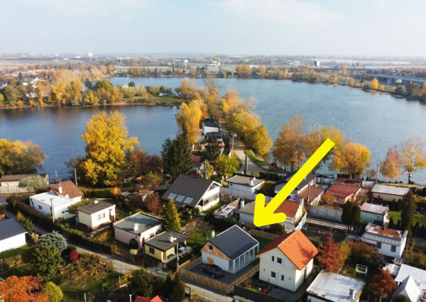 PREDAJ: Chata celoroč. obyv.3-izb.,62m2,poz. 177m2,Súkromie,Zaskl.terasa,Bratislava/Vajnorské jazerá